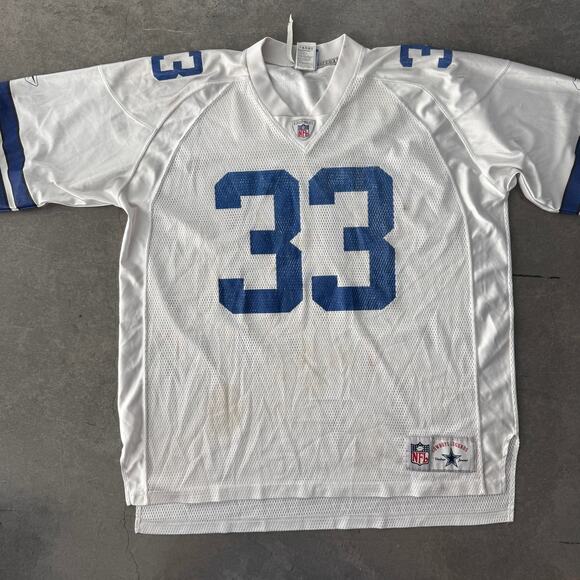 Vintage Y2k Dallas Cowboys Nfl Football Tony Dorsett 33 Jersey XXL White - Picture 2 of 5